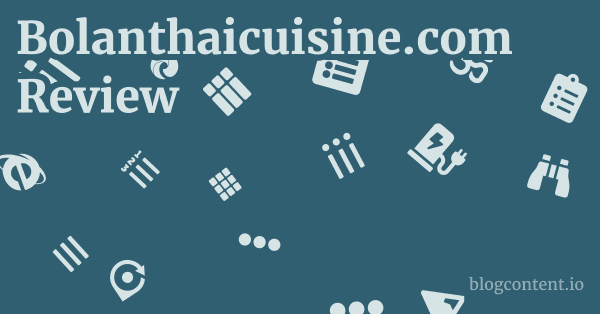 Bolanthaicuisine.com Review 1 by Partners