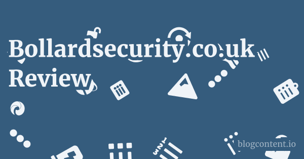 Bollardsecurity.co.uk Review 1 by Partners