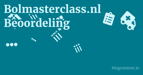 Bolmasterclass.nl Beoordeling 1 by Partners