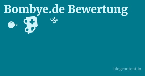 Bombye.de Bewertung 1 by Partners