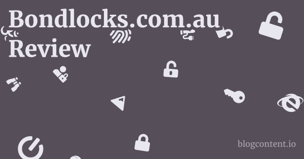 Bondlocks.com.au Review 1 by Partners