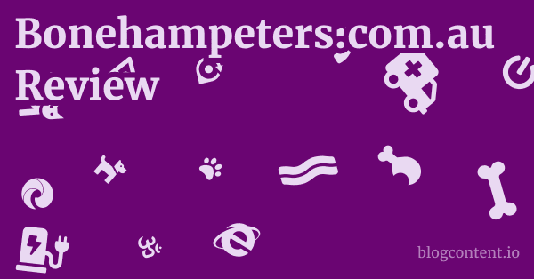 Bonehampeters.com.au Review 1 by Partners