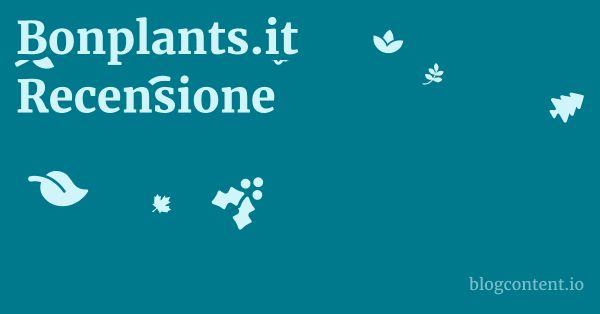 Bonplants.it Recensione 1 by Partners