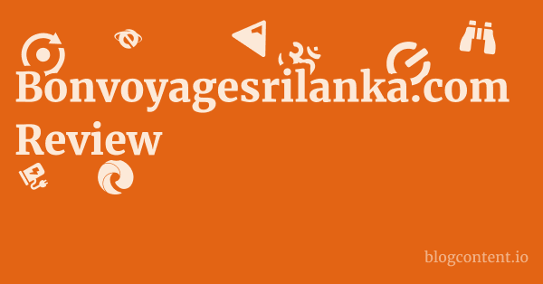 Bonvoyagesrilanka.com Review 1 by Partners
