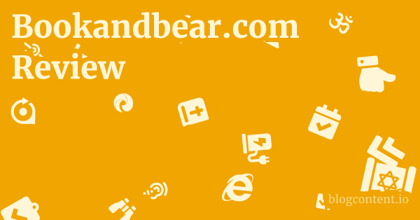 Bookandbear.com Review 1 by Partners