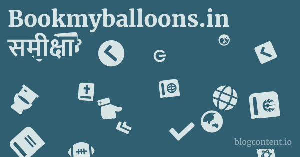 Bookmyballoons.in समीक्षा 1 by Partners