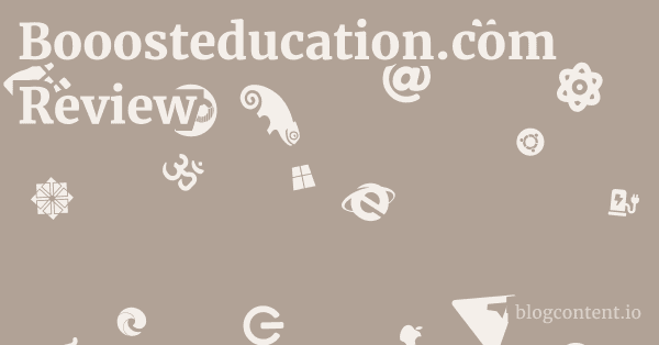 Booosteducation.com Review 1 by Partners
