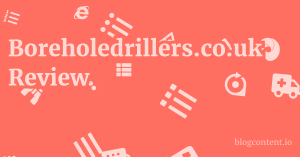 Boreholedrillers.co.uk Review 1 by Partners