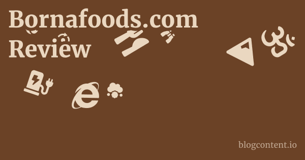 Bornafoods.com Review 1 by Partners