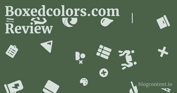Boxedcolors.com Review 1 by Partners