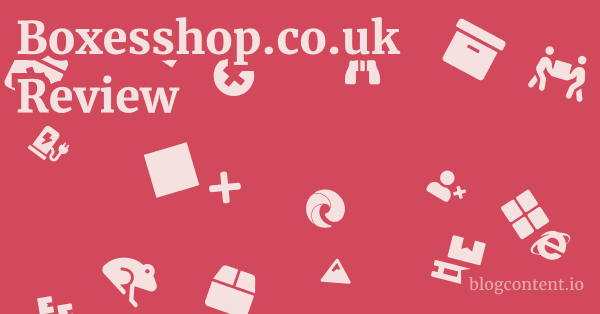 Boxesshop.co.uk Review