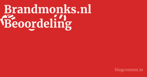 Brandmonks.nl Beoordeling 1 by Partners