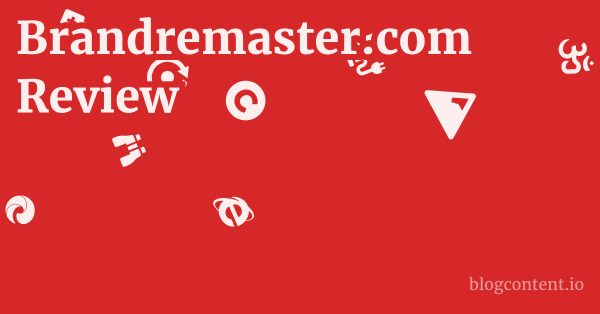 Brandremaster.com Review 1 by Partners
