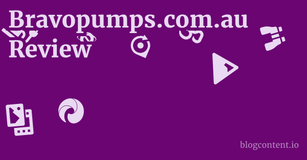 Bravopumps.com.au Review 1 by Partners