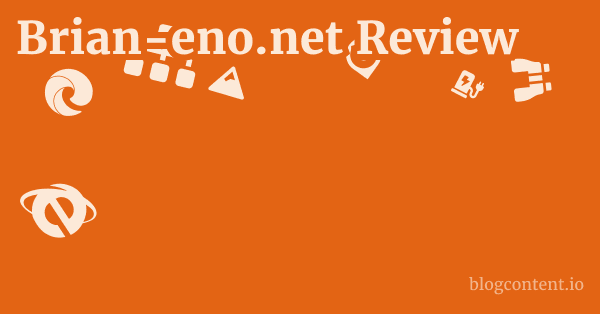 Brian-eno.net Review 1 by Partners