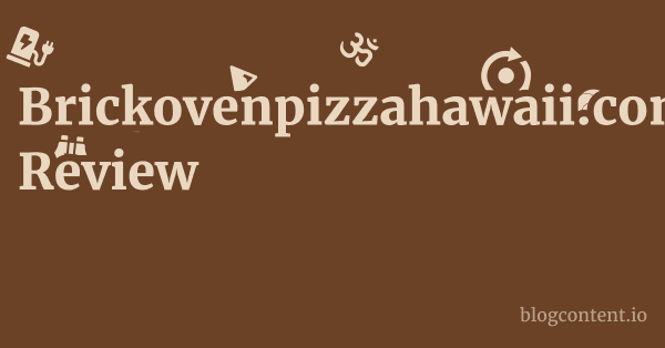 Brickovenpizzahawaii.com Review 1 by Partners