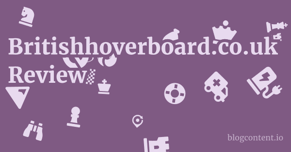 Britishhoverboard.co.uk Review 1 by Partners