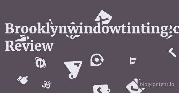 Brooklynwindowtinting.com Review 1 by Partners