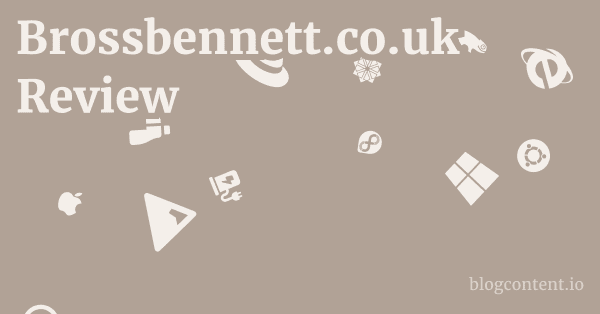 Brossbennett.co.uk Review 1 by Partners