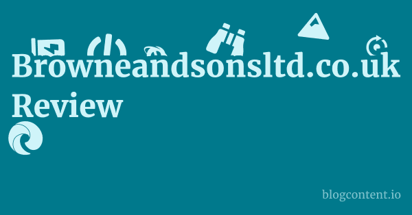 Browneandsonsltd.co.uk Review 1 by Partners