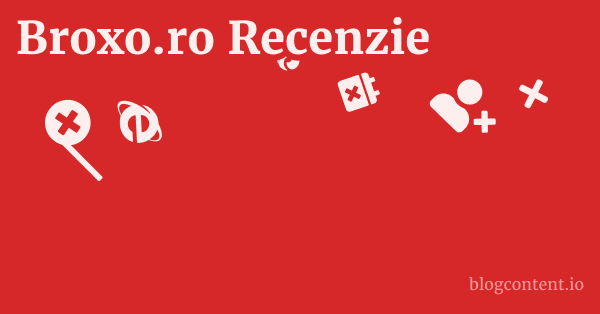 Broxo.ro Recenzie 1 by Partners