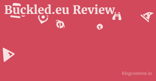 Buckled.eu Review 1 by Partners