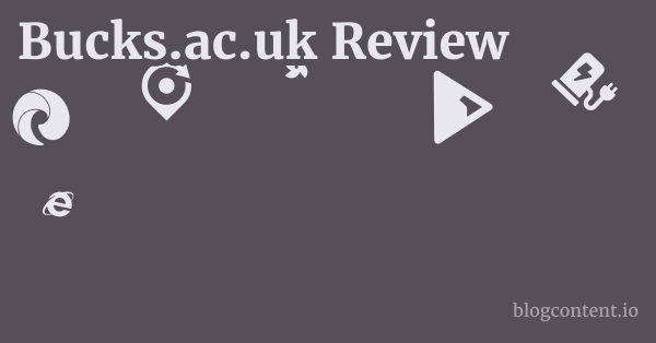 Bucks.ac.uk Review 1 by Partners