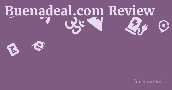 Buenadeal.com Review 1 by Partners