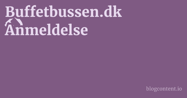 Buffetbussen.dk Anmeldelse 1 by Partners