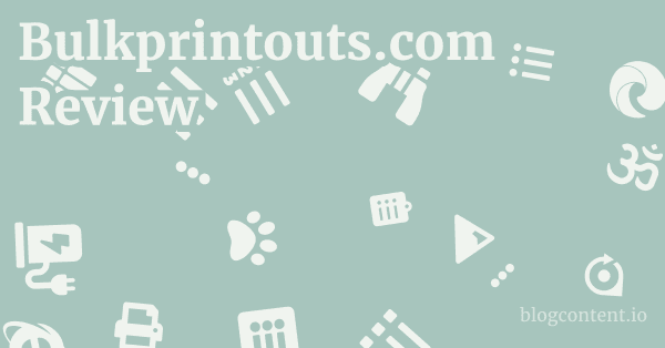 Bulkprintouts.com Review 1 by Partners