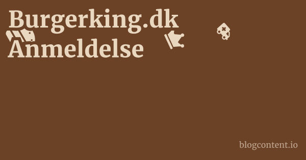 Burgerking.dk Anmeldelse 1 by Partners