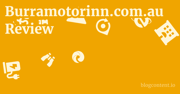 Burramotorinn.com.au Review 1 by Partners