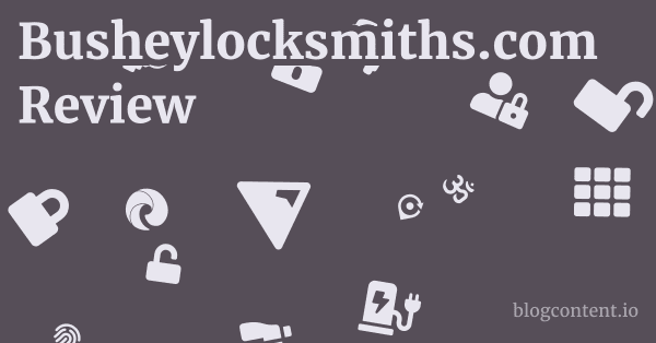 Busheylocksmiths.com Review 1 by Partners