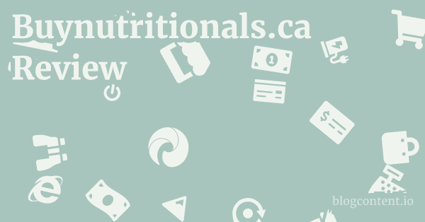 Buynutritionals.ca Review 1 by Partners