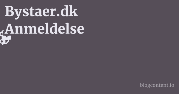 Bystaer.dk Anmeldelse 1 by Partners