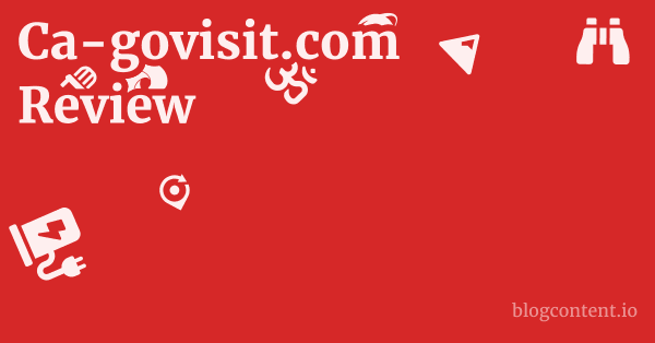 Ca-govisit.com Review 1 by Partners