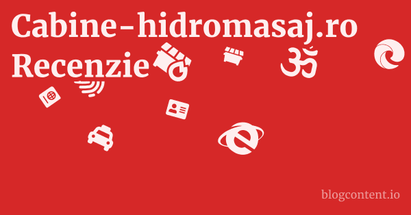 Cabine-hidromasaj.ro Recenzie 1 by Partners