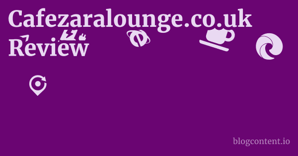 Cafezaralounge.co.uk Review 1 by Partners