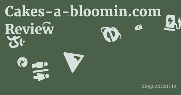 Cakes-a-bloomin.com Review 1 by Partners