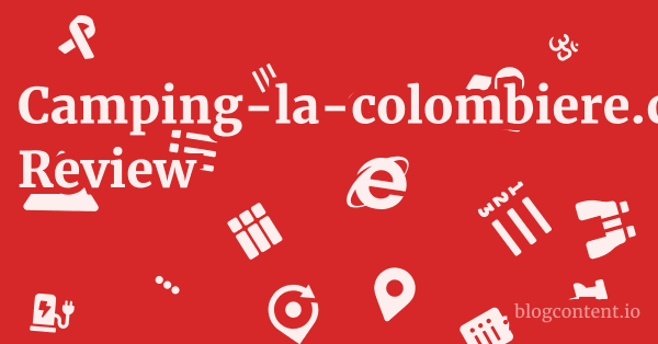 Camping-la-colombiere.com Review 1 by Partners