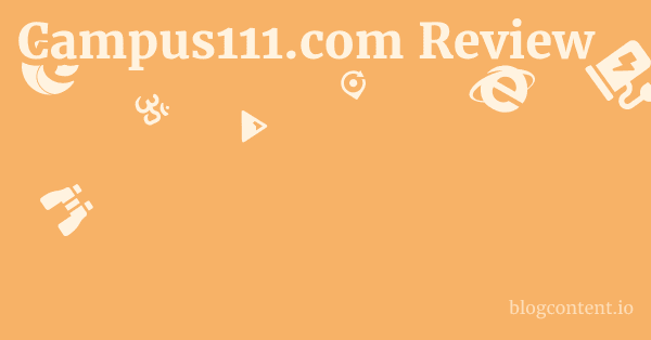 Campus111.com Review 1 by Partners