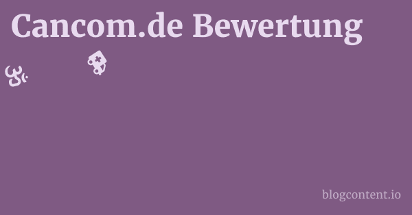 Cancom.de Bewertung 1 by Partners