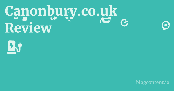 Canonbury.co.uk Review