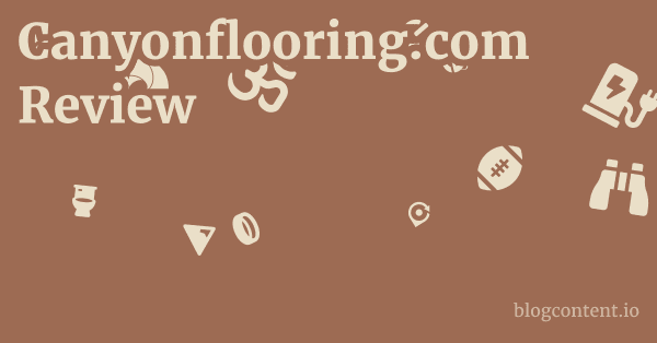 Canyonflooring.com Review 1 by Partners