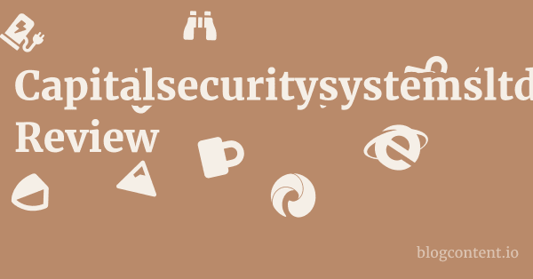 Capitalsecuritysystemsltd.com Review 1 by Partners