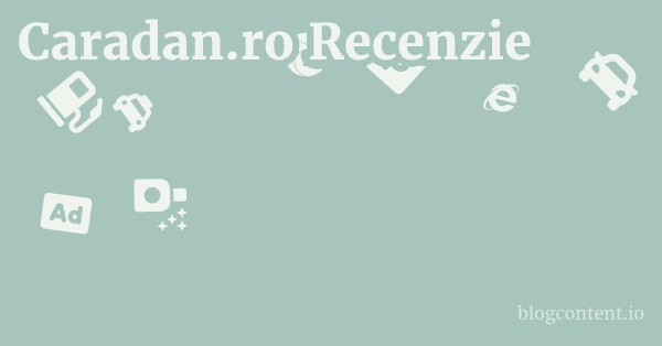 Caradan.ro Recenzie 1 by Partners