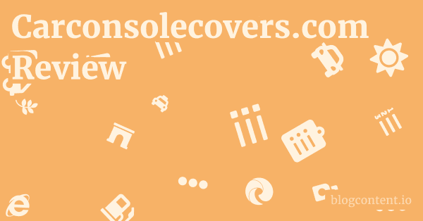 Carconsolecovers.com Review 1 by Partners