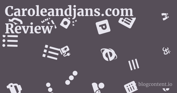 Caroleandjans.com Review 1 by Partners