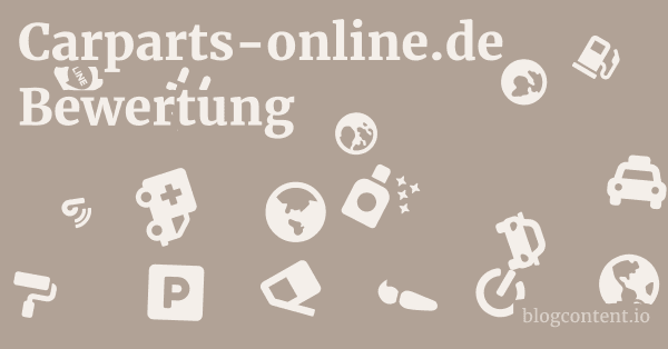 Carparts-online.de Bewertung 1 by Partners