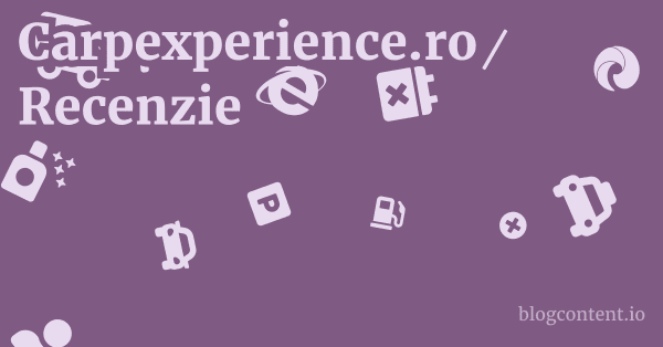 Carpexperience.ro Recenzie 1 by Partners